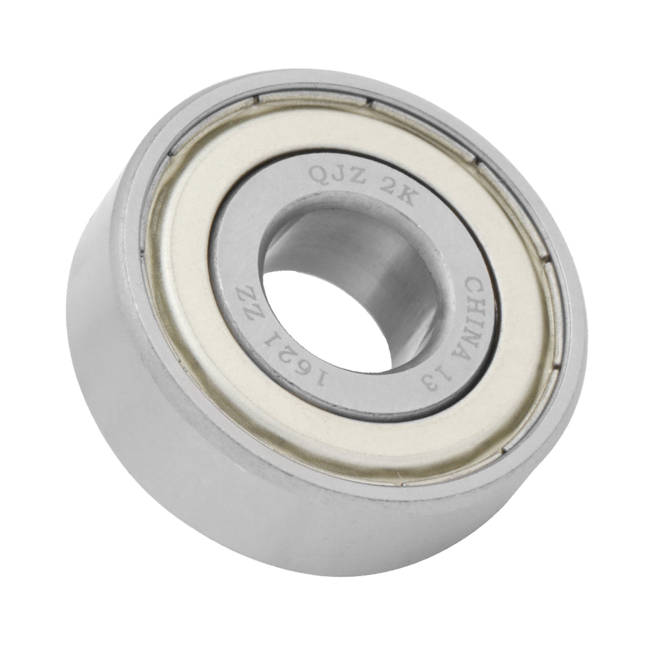 1621 - Deep Groove Radial Ball Bearing, 0.5" Bore (ID) | Double Metal Shield (ZZ)