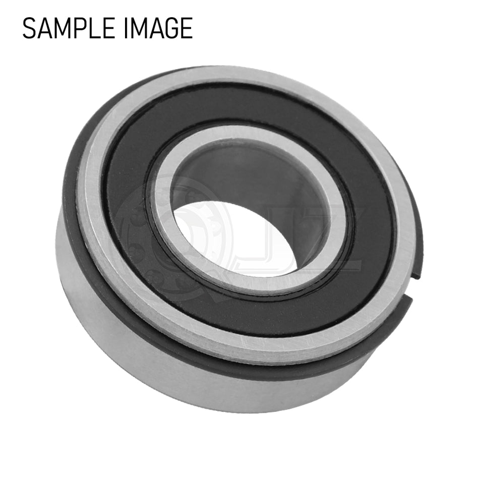 R10 - Deep Groove Radial Ball Bearing with Snap Ring, 0.625" Bore (ID) | Double Rubber Seal (2RS)