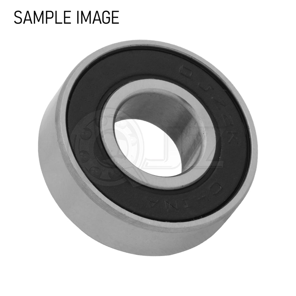 608 - E-Coated Deep Groove Radial Ball Bearing with ABEC 5, 0.315" Bore (ID)| Double Rubber Seal (2RS)