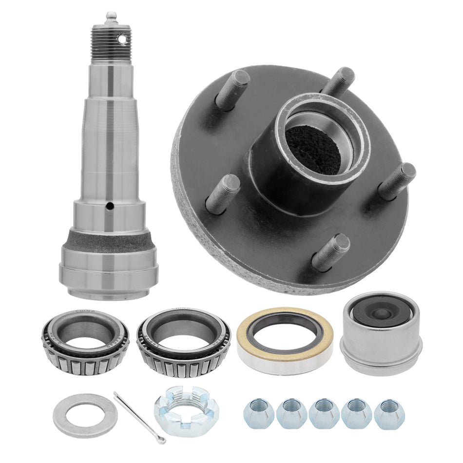 5 on 5" - Idler Hub - 3,500 lbs Trailer Axle for Spindle #84 - L44649/10 & L68149/11 Bearing Seal Kit