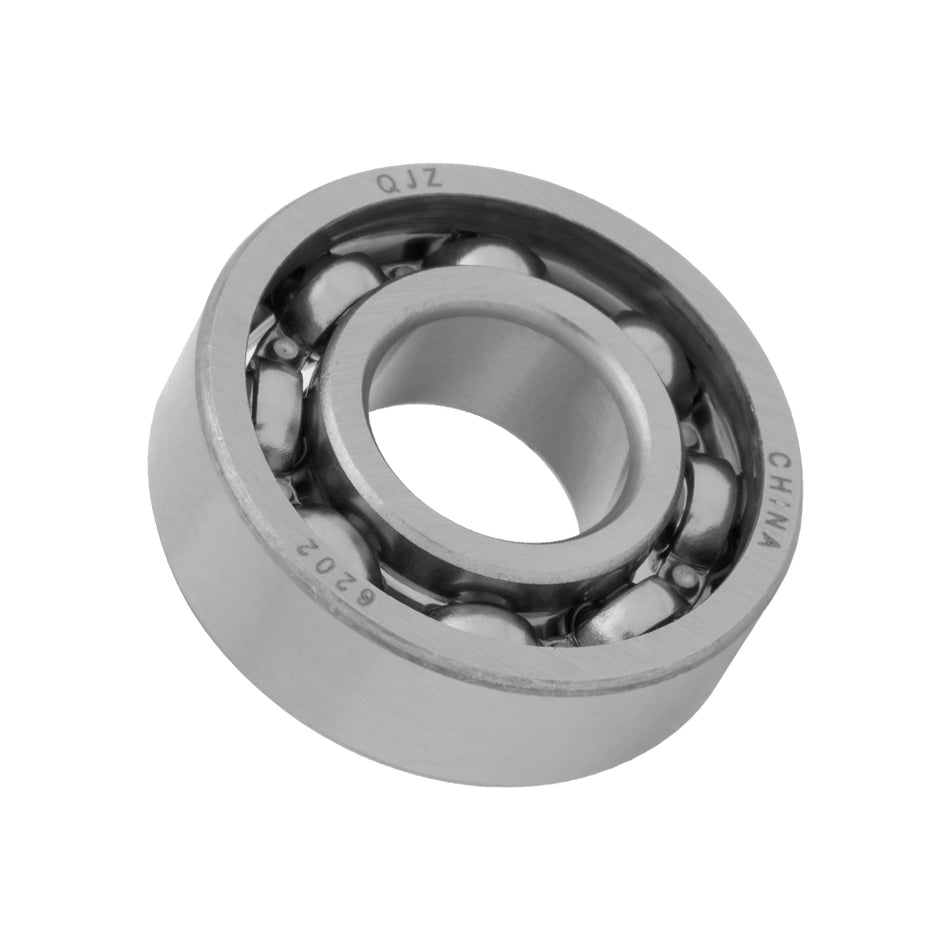 6202 - Deep Groove Radial Ball Bearing, 0.591" Bore (ID)| Open Style (No Seal)