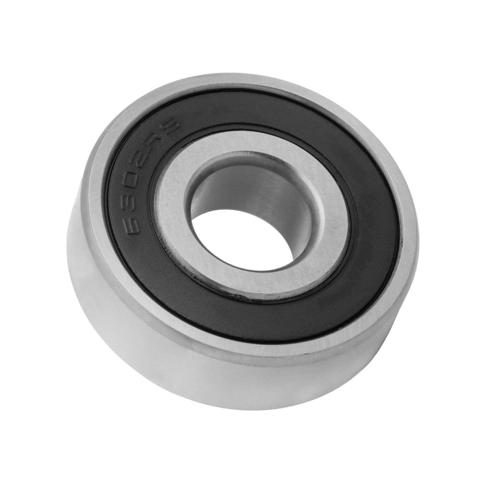 6302 - Deep Groove Radial Ball Bearing, 0.591" Bore (ID)| Double Rubber Seal (2RS)