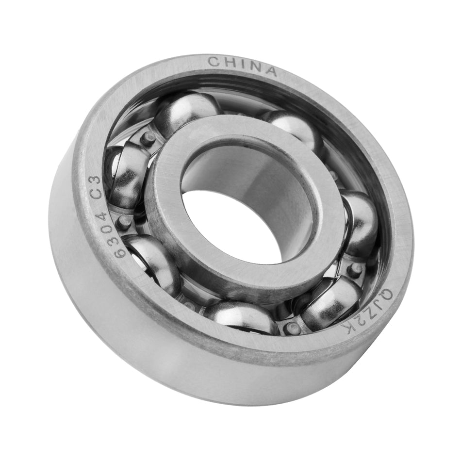 6304 - Deep Groove Radial Ball Bearing, 0.787" Bore (ID)| Open Style (No Seal)