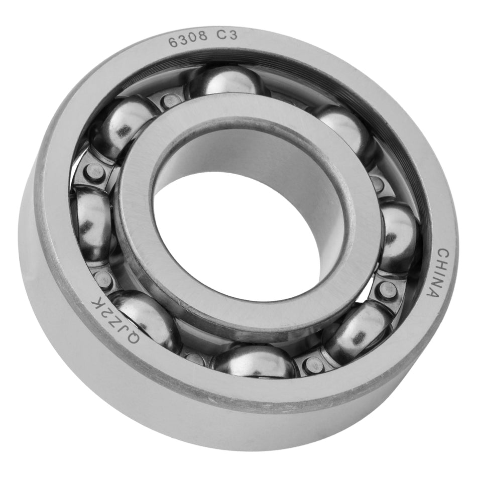 6308 - Deep Groove Radial Ball Bearing, 1.575" Bore (ID)| Open Style (No Seal)