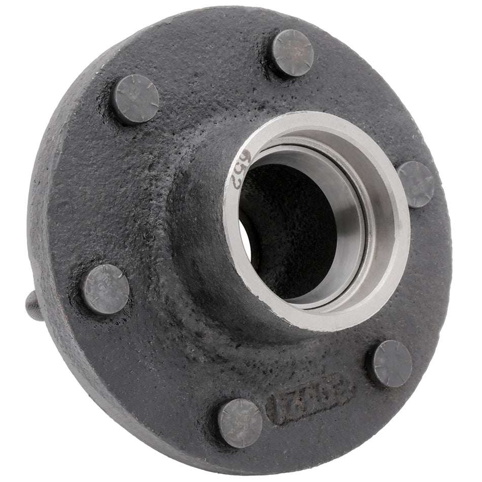 6 on 5.5" - Idler Hub - 3,500 lbs Trailer Axle for Spindle #84 - Races Installed: L44610 & L68111