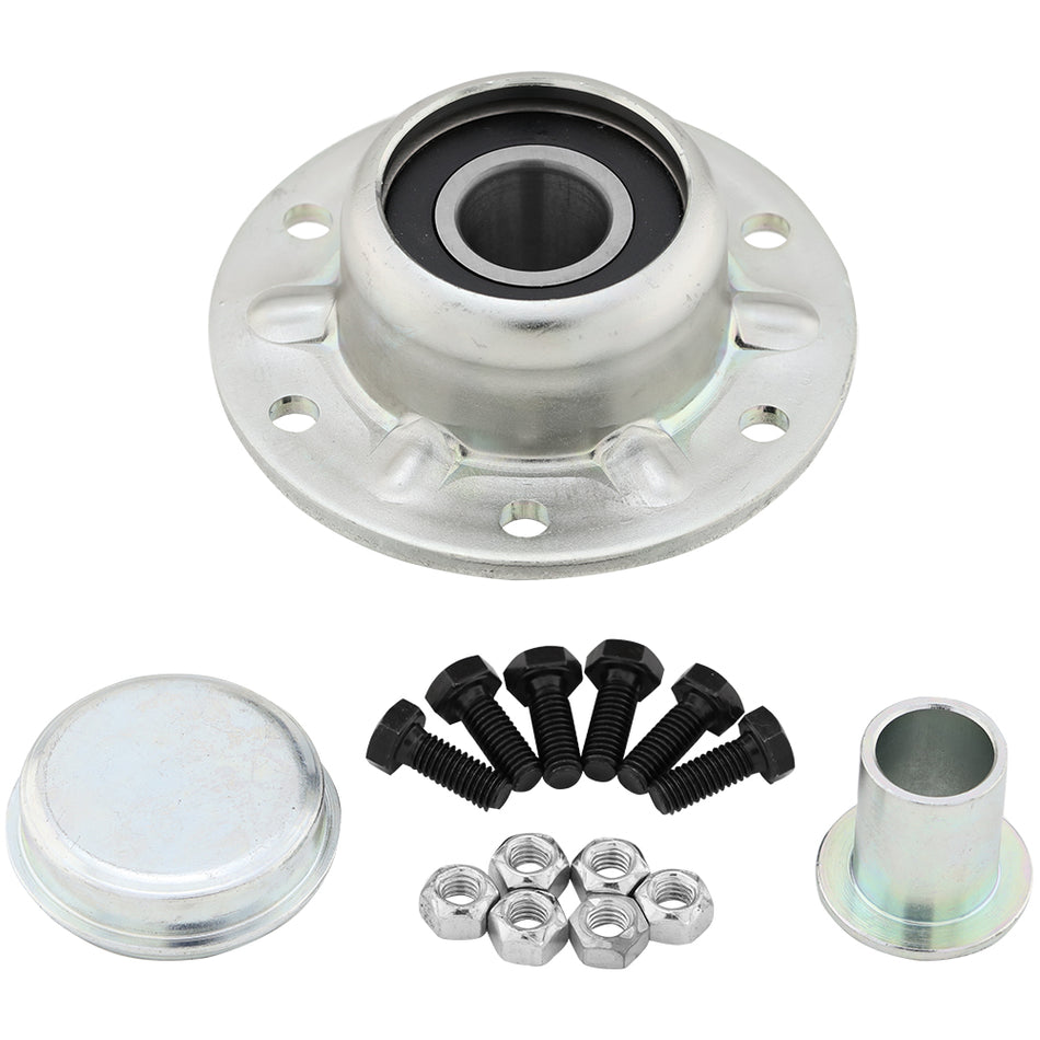 ADH-7545 - Agricultural Bearing Hub Mounting Kit - Inner Diameter: 20 mm - Width: 30.1 mm - Pressed Steel Housing, 5-Lip on Flange Side - Seeding Discs