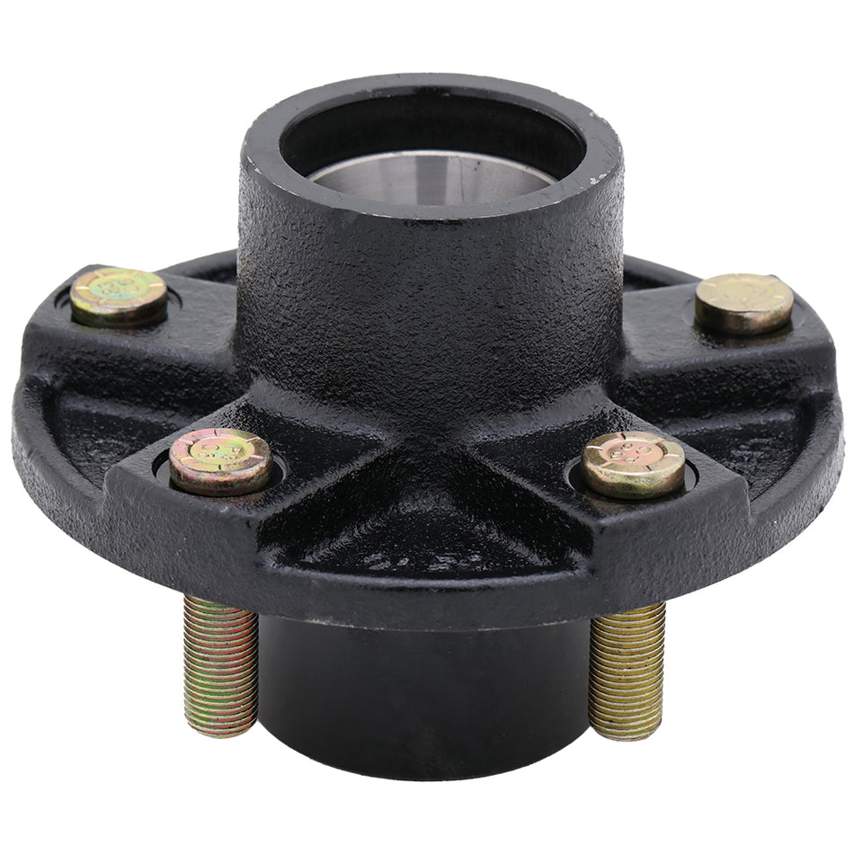 HUB 52045 - 5 on 4.5" Idler Hub - 2,000 lbs Trailer Axle (BT8) - Race Installed: L44610 (Inner & Outer)