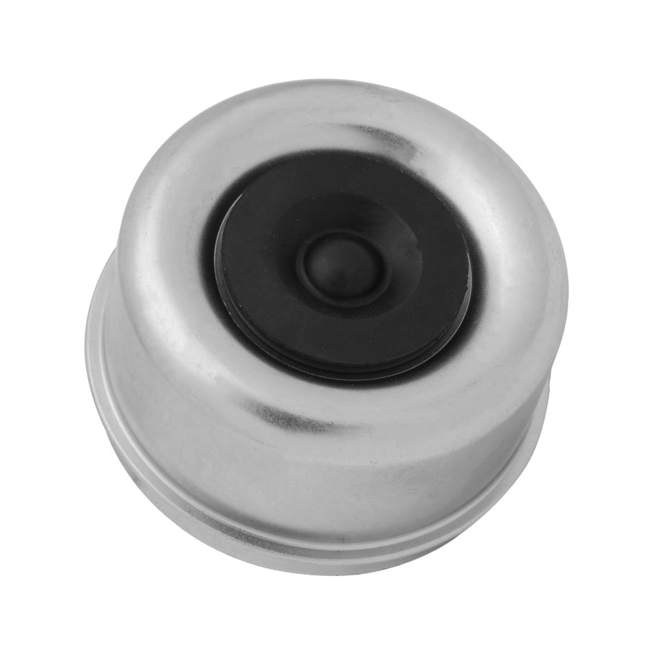 Dust Cap 2.72" - Trailer Axle Dust Cap with Rubber Plug, 7,000-8,000 lbs Capacity