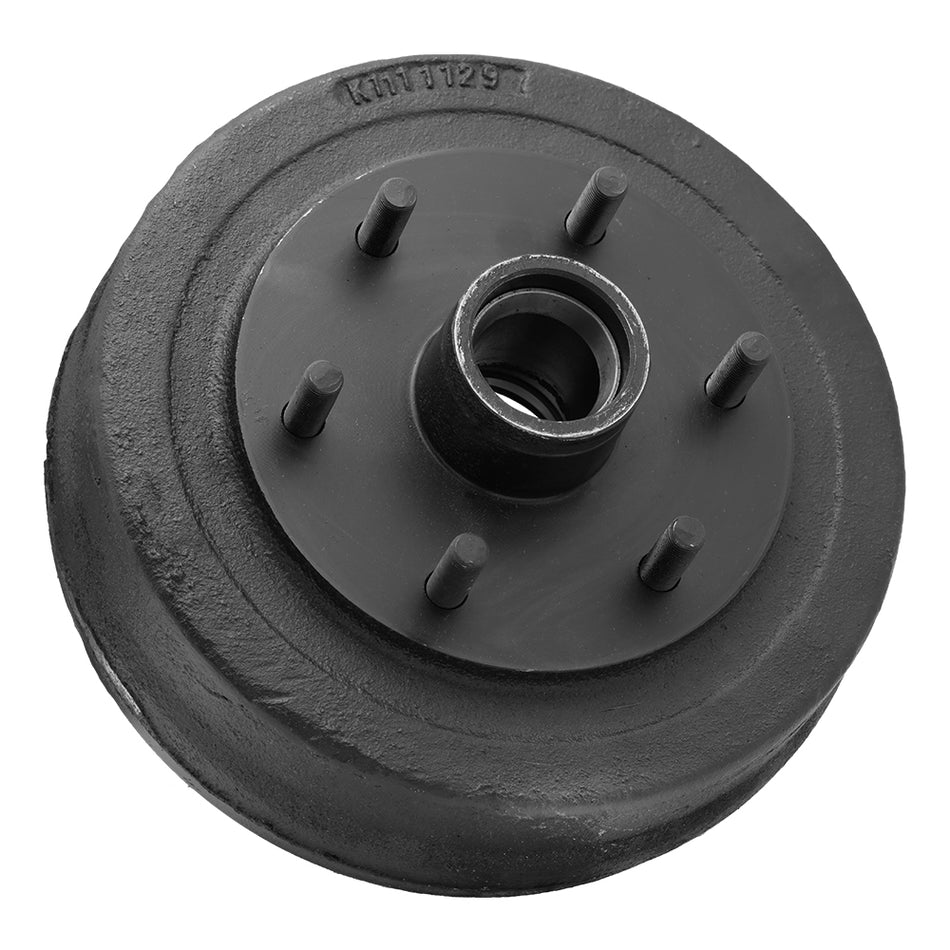 6 on 5.5 Trailer Hub Drum 10", 3,500 lb Axle, L44649/L44610 & L68149/L68111 Bearing Kit