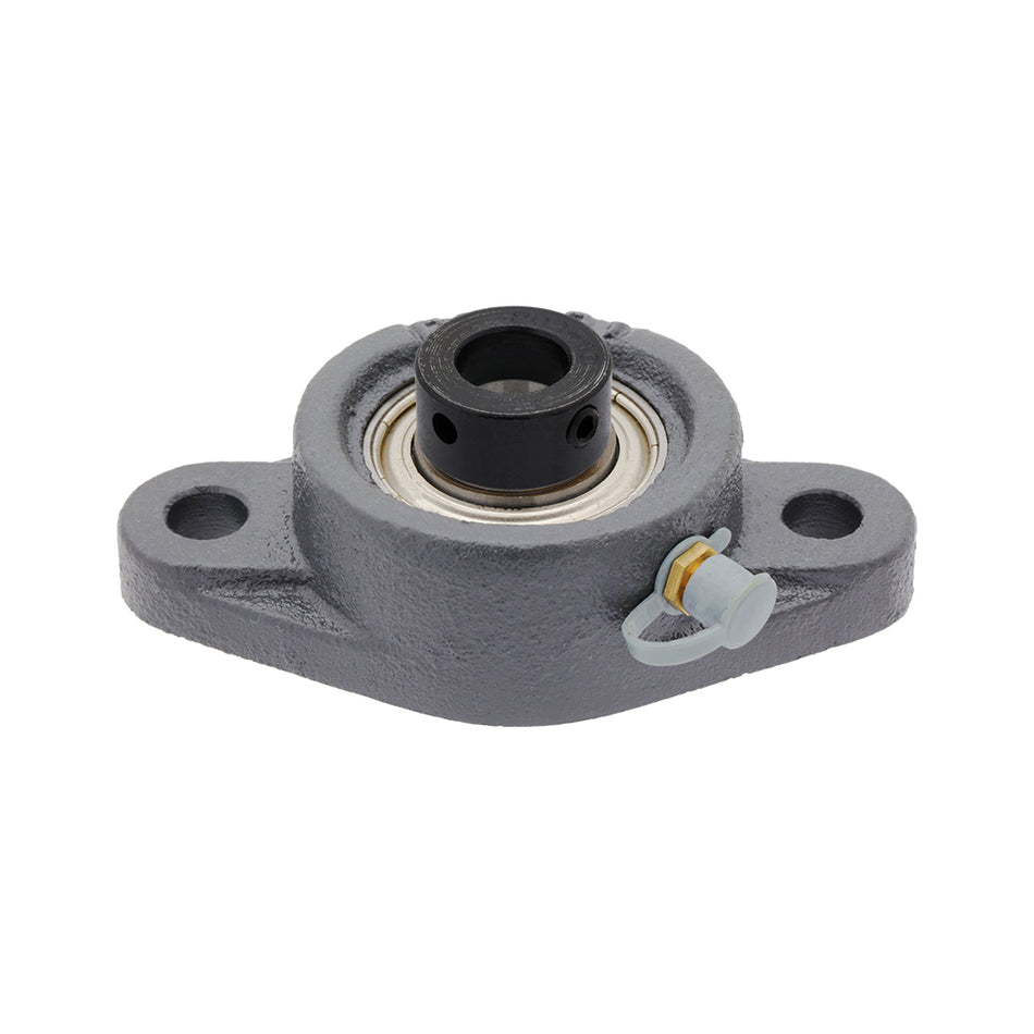 SAFL202-10, 2-Bolt Flange Mounted Ball Bearing, 5/8 in Bore (ID), Insert Bearing: SA202-10, Housing: FL203, with Locking Collar