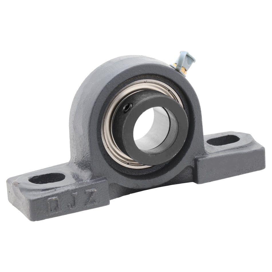 SAP201G, Pillow Block Mounted Unit Ball Bearing, 0.472 in Bore (ID), Insert Bearing: SA201G, Housing: P202S, with Locking Collar