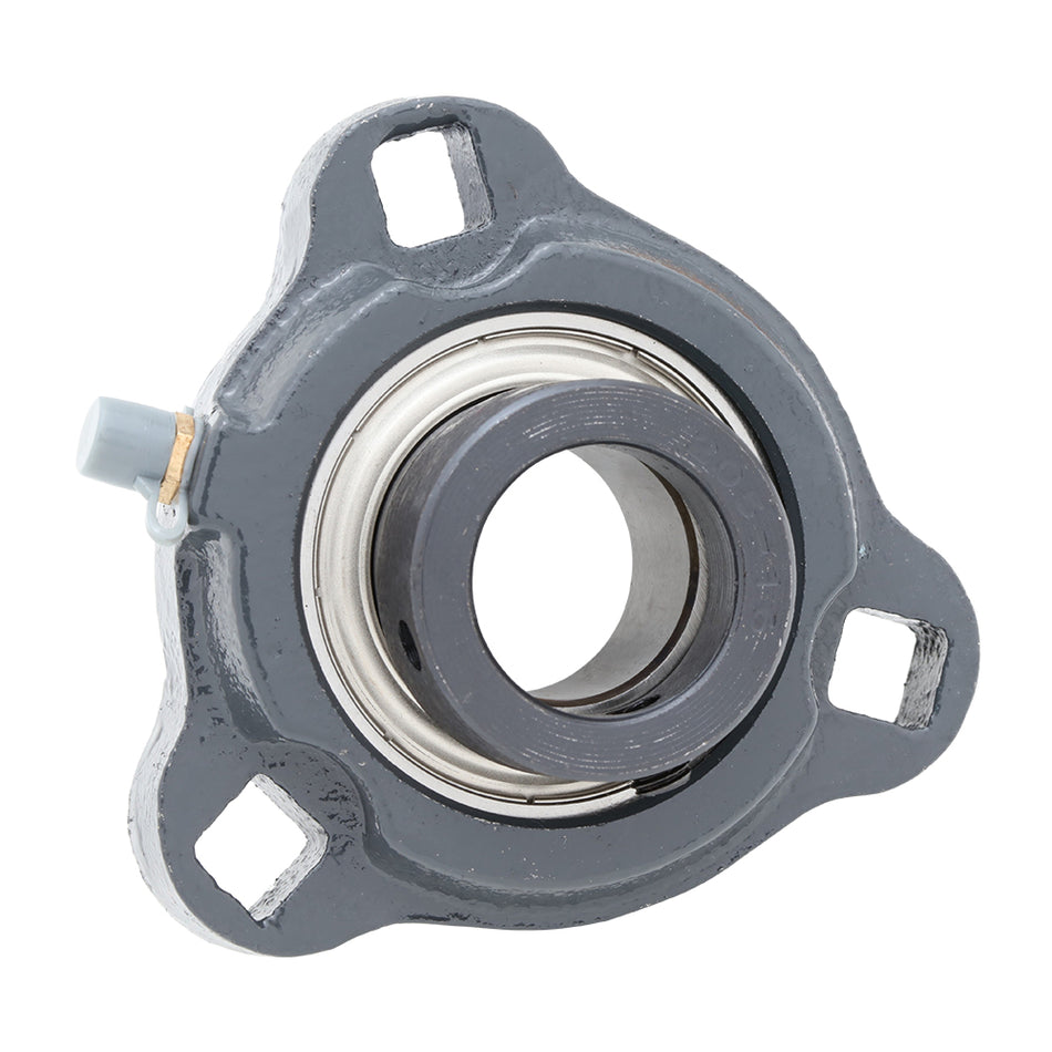 SATRD205-16, 3-Bolt Flange Mounted Unit Bearing, 1 in Bore (ID), Insert Bearing: SA205-16, Housing: TRD205