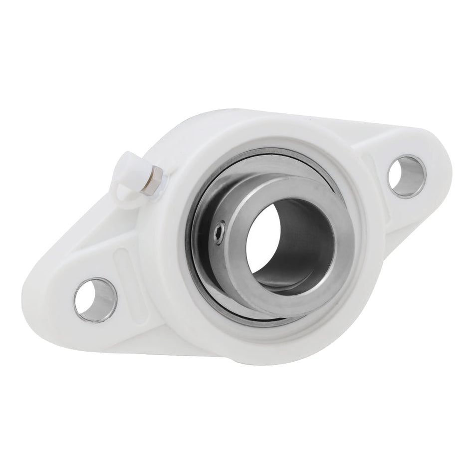 SPHCFL207-21, Plastic 2-Bolt Flange Mounted Unit Bearing, 1.313 in Bore (ID), Stainless Steel Insert Bearing: SHC207-21, Housing: PFL207