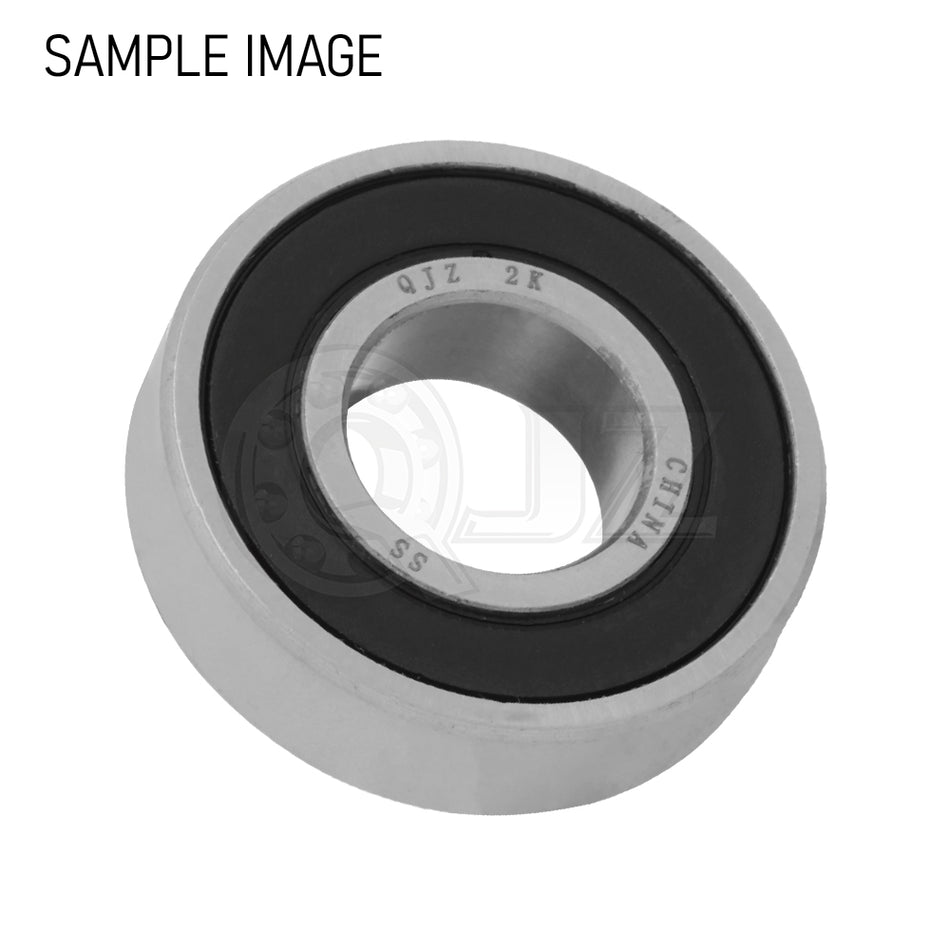 608 - Stainless Steel Deep Groove Radial Ball Bearing, 0.315" Bore (ID)| Double Rubber Seal (2RS)