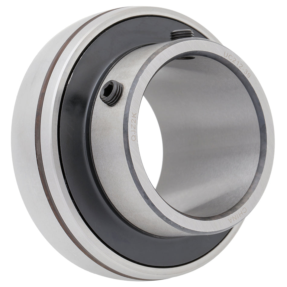 UC212-39 - Insert Bearing, 2.438" Bore (ID), Locking Set Screw