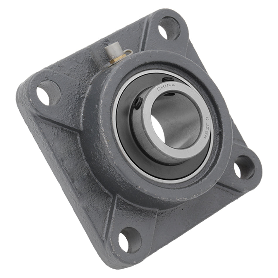 UCF202 - 4-Bolt Flange Mounted Ball Bearing, Insert Bearing: UC202, Cast Iron Housing: F204