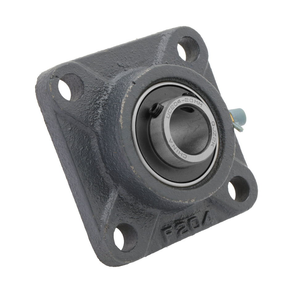 UCF204,  4-Bolt Flange Mounted Ball Bearing, 0.787" Bore (ID),  Insert Bearing: UC204,  Housing: F204