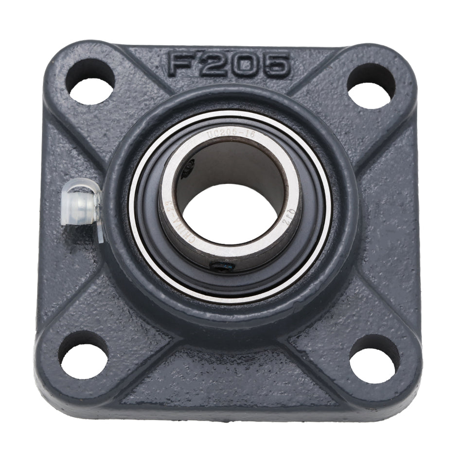 UCF205,  4-Bolt Flange Mounted Ball Bearing, 0.984" Bore (ID),  Insert Bearing: UC205,  Housing: F204