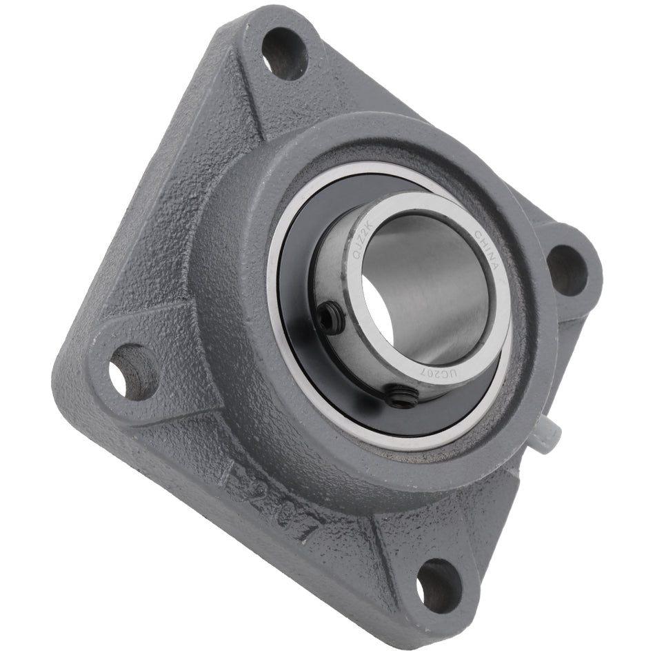 UCF207,  4-Bolt Flange Mounted Ball Bearing, 1.378" Bore (ID),  Insert Bearing: UC207,  Housing: F204