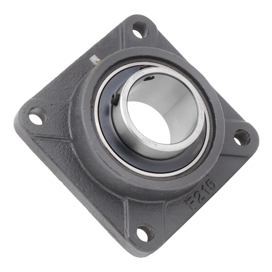 UCF215-47,  4-Bolt Flange Mounted Ball Bearing, 2.938" Bore (ID),  Insert Bearing: UC215-47,  Housing: F204