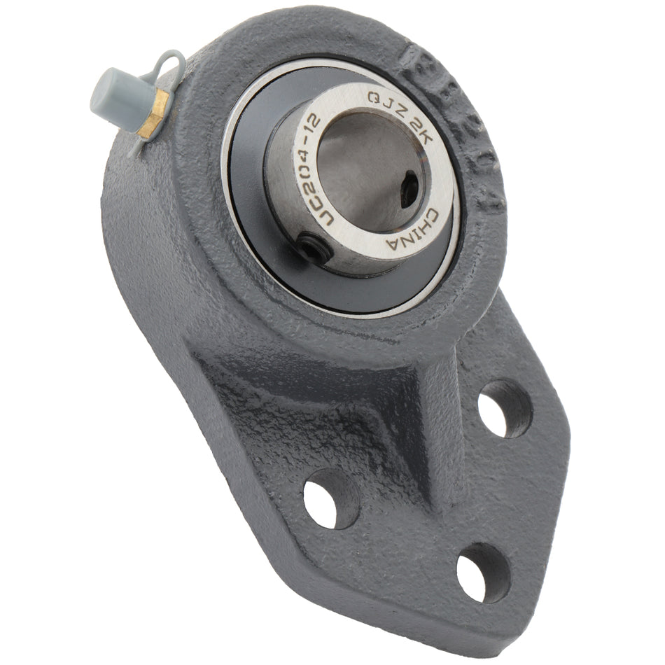 UCFB204-12 - 3-Bolt Flange Bracket Mounted Ball Bearing, 0.75"  Bore (ID),  Insert Bearing: UC204-12,  Housing: FB204