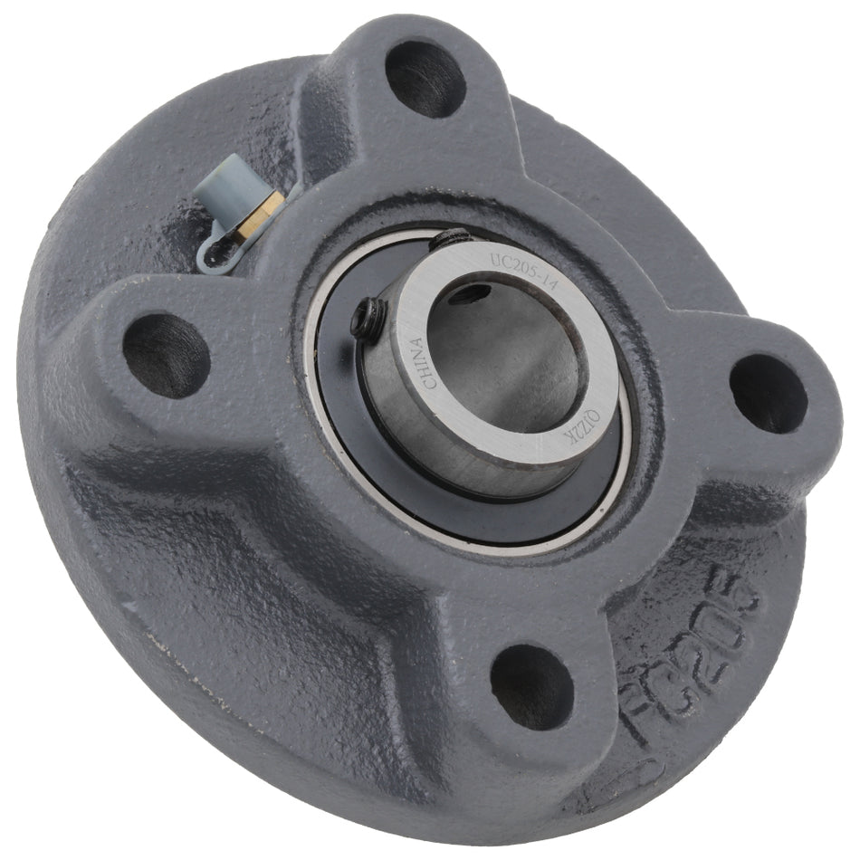UCFC205-14, 4-Bolt Flange Mounted Ball Bearing, 0.875"Bore (ID), Insert Bearing: UC205-14, Housing: FC205