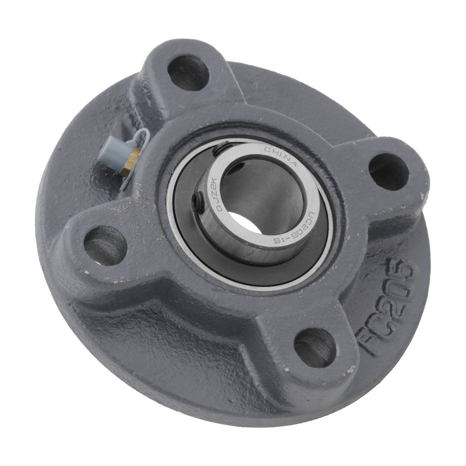 UCFC205-15, 4-Bolt Flange Mounted Ball Bearing, 0.938"Bore (ID), Insert Bearing: UC205-15, Housing: FC205