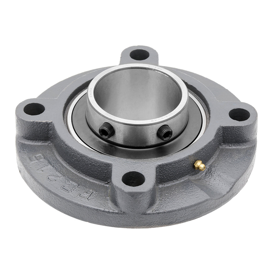 UCFC215-48, 4-Bolt Flange Mounted Ball Bearing, 3.0"Bore (ID), Insert Bearing: UC215-48, Housing: FC215