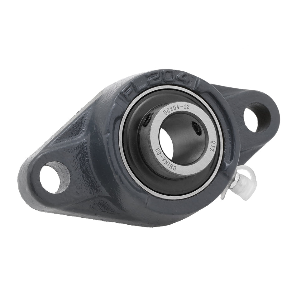UCFL204-12 - 2-Bolt Flange Mounted Ball Bearing, Insert Bearing: UC204-12, Housing: FL204