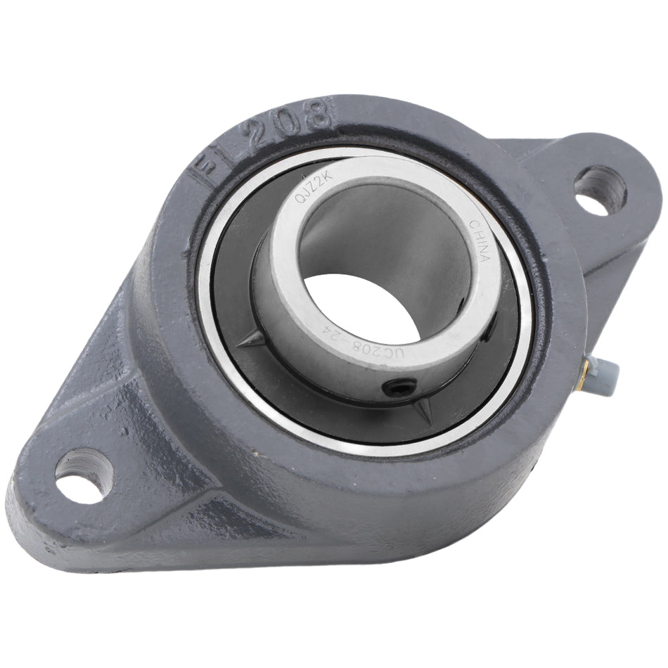 UCFL208-24 - 2-Bolt Flange Mounted Ball Bearing, Insert Bearing: UC208-24, Housing: FL208