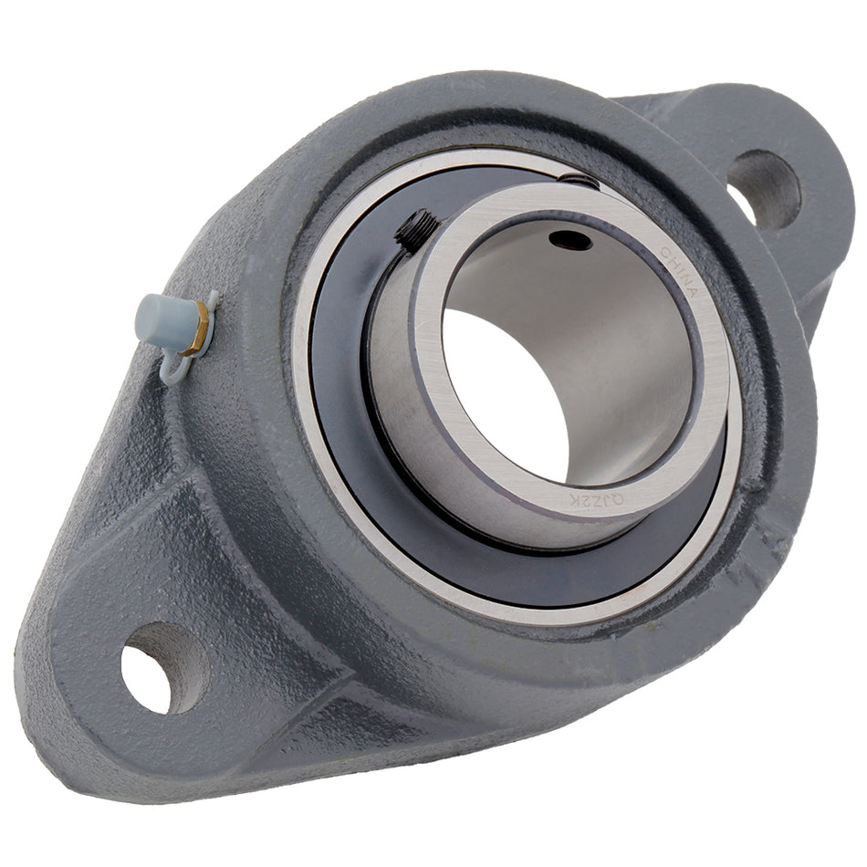 UCFL209-28 - 2-Bolt Flange Mounted Ball Bearing, Insert Bearing: UC209-28, Cast Iron Housing: FL209