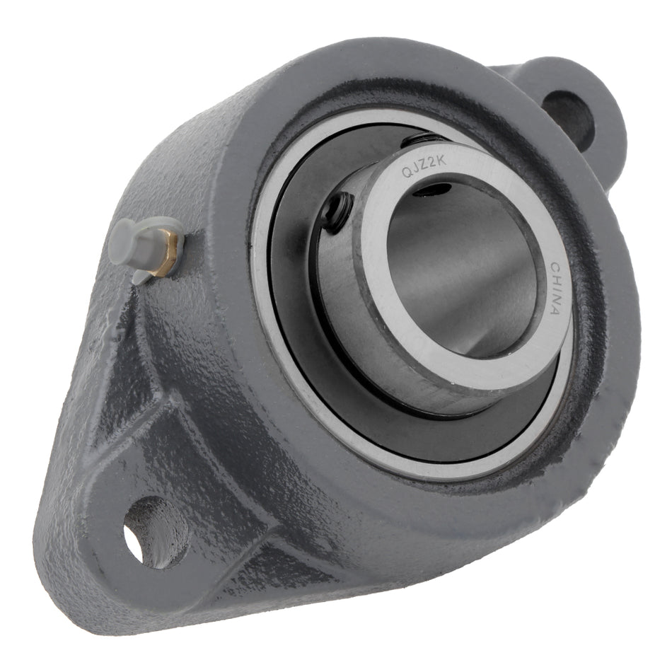 UCFT201, 2-Bolt Mounted Unit Bearing, 0.472 in Bore (ID), Insert Bearing: UC201, Housing: FT203