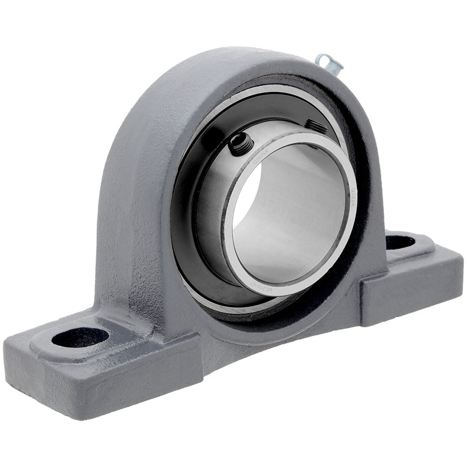 UCP203, Pillow Block Mounted Unit Bearing, 1.687 in Bore (ID), Insert Bearing: UC203, Housing: P203