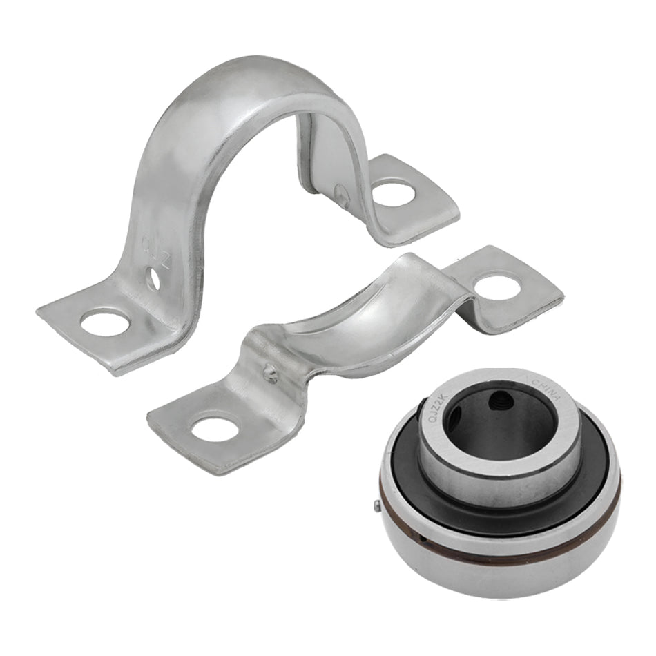 UCPP201, Pressed Steel Pillow Block Mounted Unit Bearing, 0.472 in Bore (ID), Insert Bearing: UC201, Housing: PP203